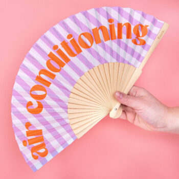 Houten waaier Air conditioning