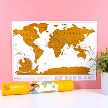 Scratch Map reiseditie kraswereldkaart