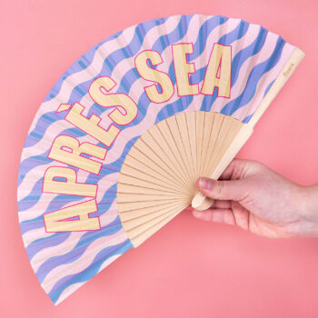 Houten waaier Après sea