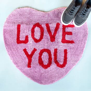 Love You snoephart kleedje