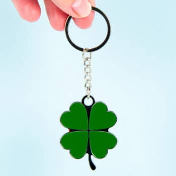 Klavertje vier sleutelhanger