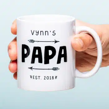 Gepersonaliseerde mok Papa sinds