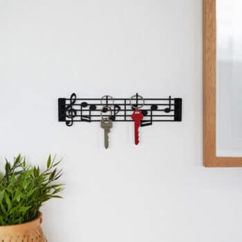 Muzieknoten rek - Sleutelhouder