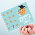 Wenskaart - Congrats you smart cookie!