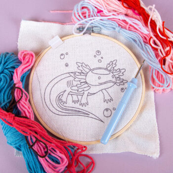 Axolotl punch needle set