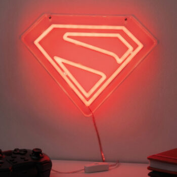 Superman schild neon muurlamp
