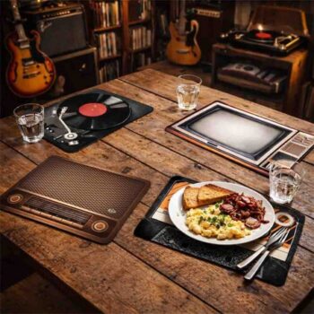Retro placemats (set van 4)