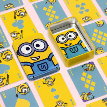 Minions kaartspel in blikje