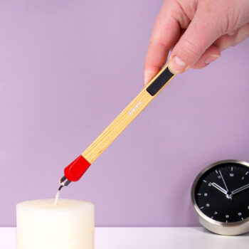 Oplaadbare lucifer aansteker zonder vlam