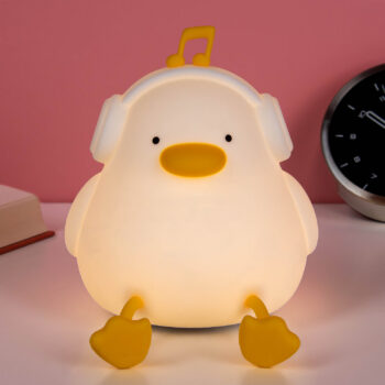 Eend nachtlampje met koptelefoon