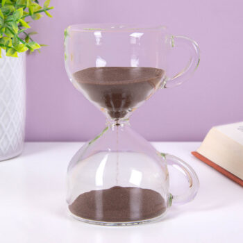 Koffiepauze zandloper