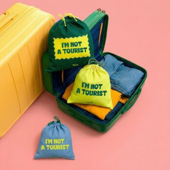 Waszakken I'm not a tourist (set van 3)