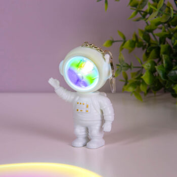 Astronaut sleutelhanger met lampje