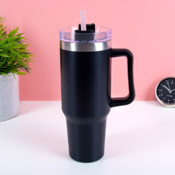 XXL thermosbeker (1,2 liter) - Zwart