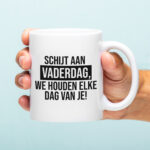 Mok schijt aan vaderdag