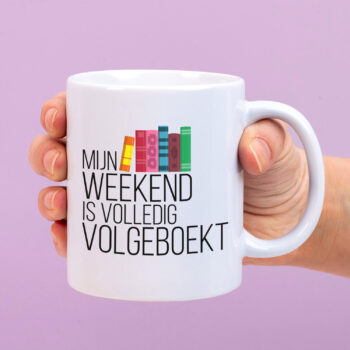 Mok Mijn weekend is volgeboekt