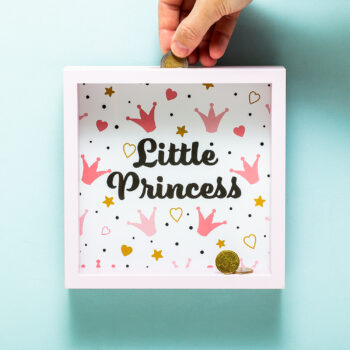 Houten spaarpot - Princess