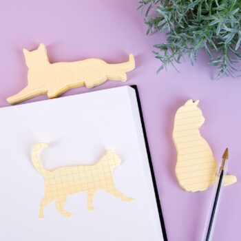 Huisdier sticky notes (set van 3) - Kat