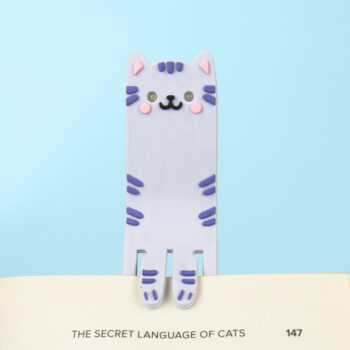 Kat leeslampje en boekenlegger