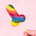 Regenboog Pride lolly