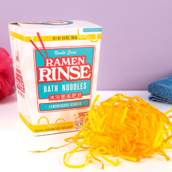 Ramen zeepnoedels voor in bad