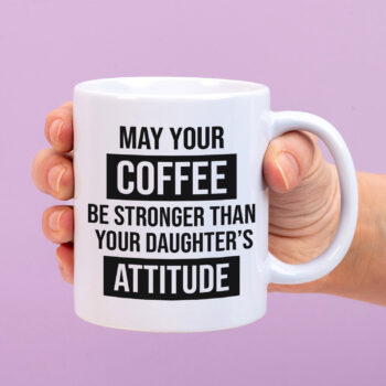 Mok met Tekst ‘’May your coffee be stronger’’ | Materiaal: Keramiek | 33 cl | Mok met Tekst | Koffie Mok | Grappige Cadeau |  Vaatwasser bestendig | Humor | Mok met grappige tekst