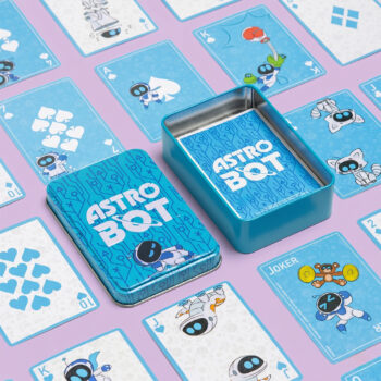 Astro Bot kaartspel in blikje