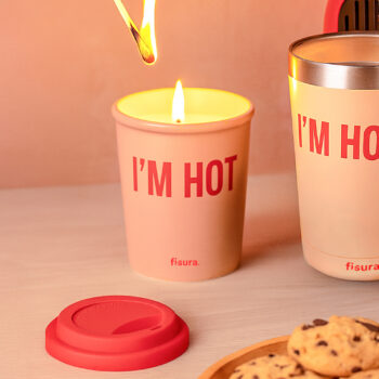 Koffie geurkaars I'm Hot