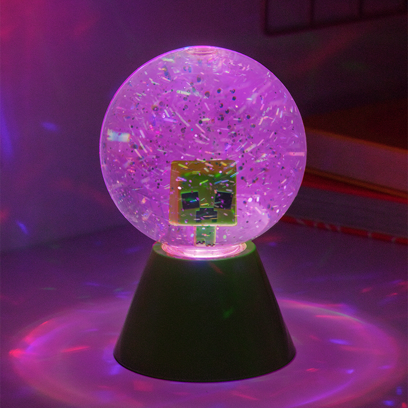 Minecraft LED glitter bal