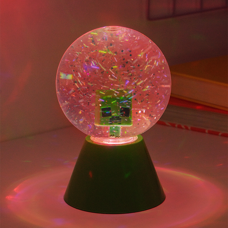 Minecraft LED glitter bal