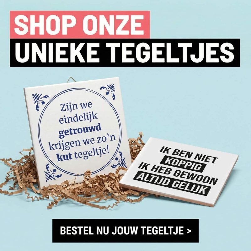 Ontdek onze unieke tegeltjes